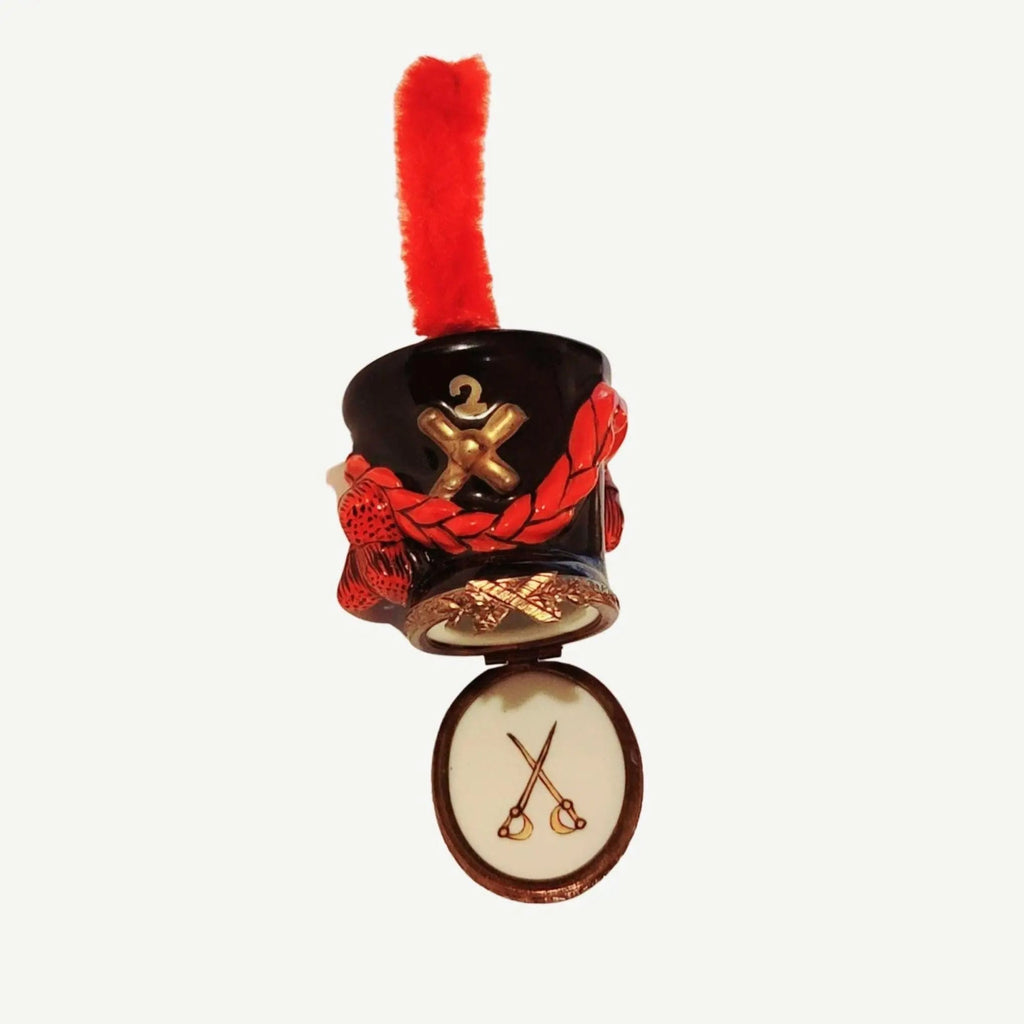 Napoleon Military French Imperial Guard Soldier Limoges Box, view 2