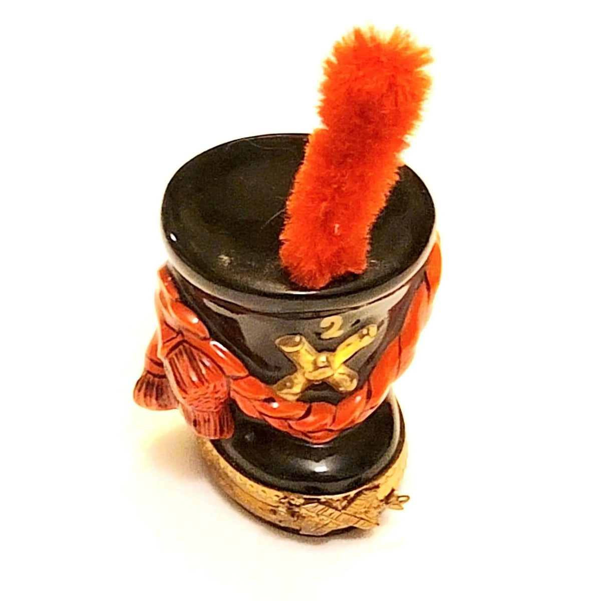 Genuine Napoleon Military Imperial Guard Soldier Limoges box painted by hand in France, from Limoges Boutique