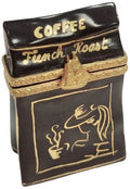 French Roast Coffee Sack and Beans Limoges Box Gift, view 7