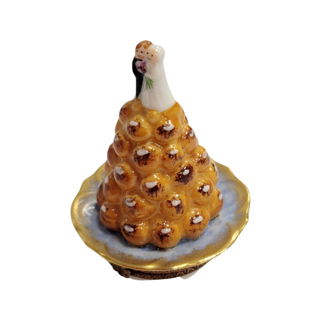 French Croquembouche Pastry Cake Figurine Keepsake, view 3