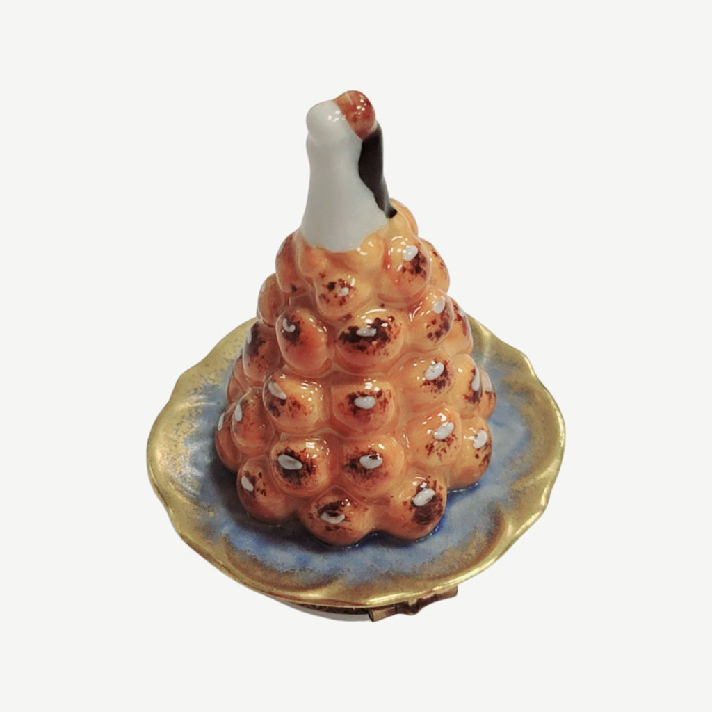 French Croquembouche Pastry Cake Figurine Keepsake, view 4