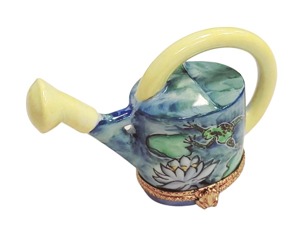 Frog Watering Can Limoges Box for Collectors, view 4