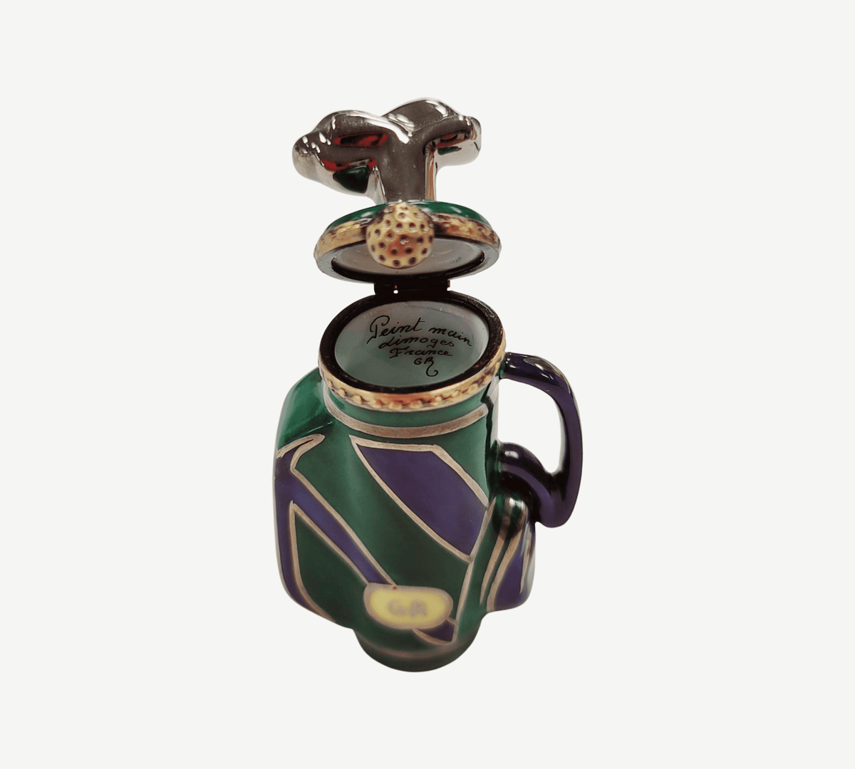 A thoughtful gift for Francophiles: the Golf Bag with Clubs Green Blue Sports Limoges box