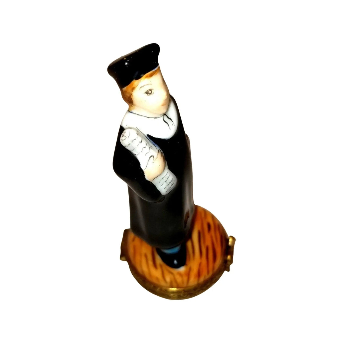 Collectible Graduation with Diploma 1 of 500 Limoges box with artisan brushwork