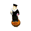 Graduation w/ Diploma Limoges Box Figurine 1 of 500 Gift, a hand-painted Limoges porcelain gift