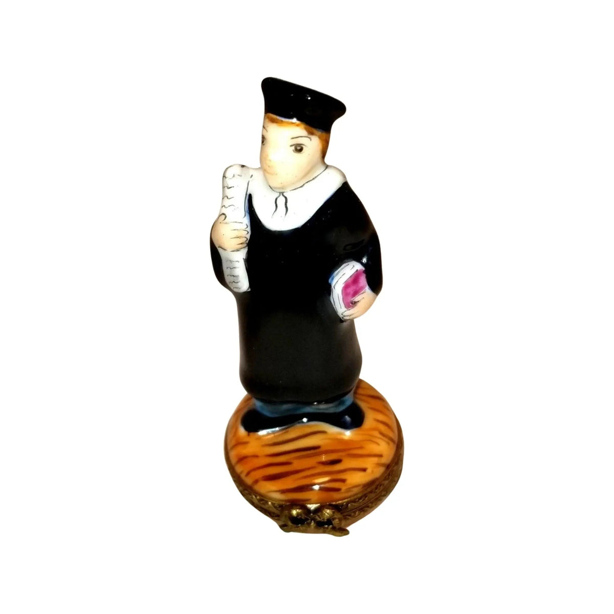 Authentic Graduation with Diploma 1 of 500 Limoges box, hand-painted in France, from Limoges Boutique