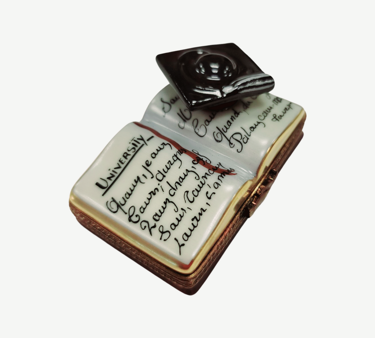Graduation Book of Universities Limoges Box Keepsake Gift, view 5