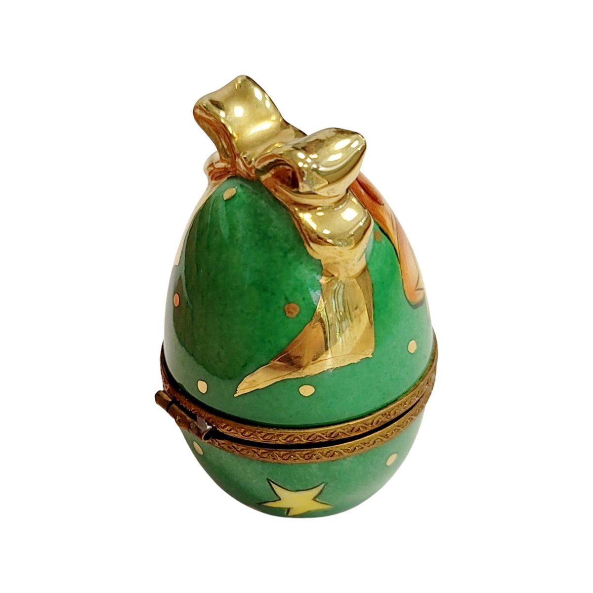 A thoughtful gift for Francophiles: the Green Egg Gold Knot Bell Limoges box