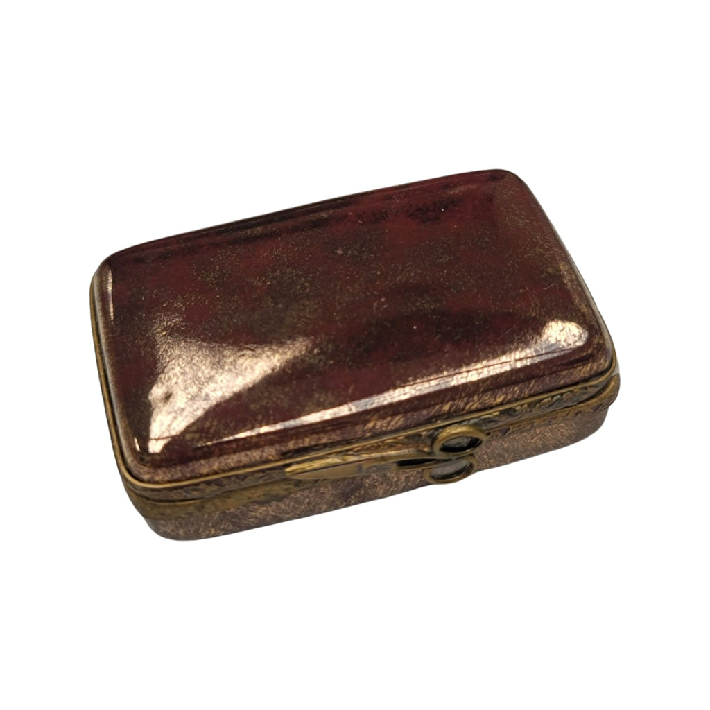 Hair Dresser Case Blow Dryer Limoges Box Figurine, view 6