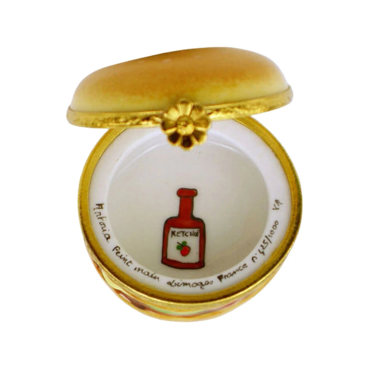 Hamburger Limoges Box Figurine Artoria Collectible, view 2