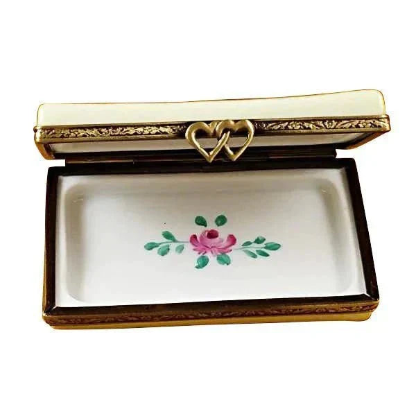 Artisan-painted Happy Anniversary for Couples Limoges box from France, a cherished collectible
