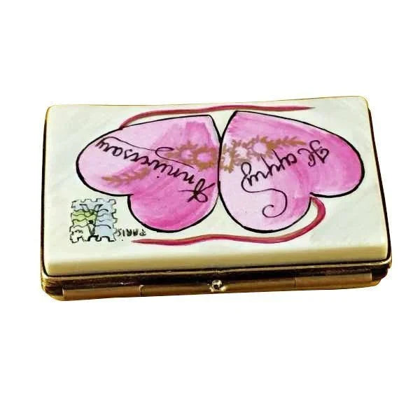 The painter's artistry shows on this Happy Anniversary for Couples Limoges box