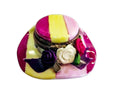 Hat Pink Yellow Roses Limoges Box Figurine Collector, a hand-painted Limoges porcelain gift