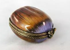 Hazelnut Retired Porcelain Limoges Porcelain Art Object, view 2