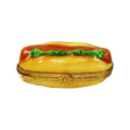 Authentic Artoria Hot Dog Limoges box, hand-painted in France, from Limoges Boutique