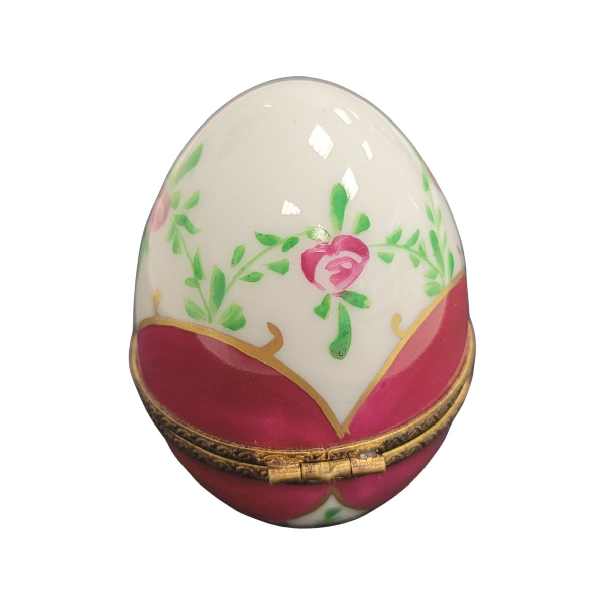 Hot Pink Egg Limoges Porcelain, view 2