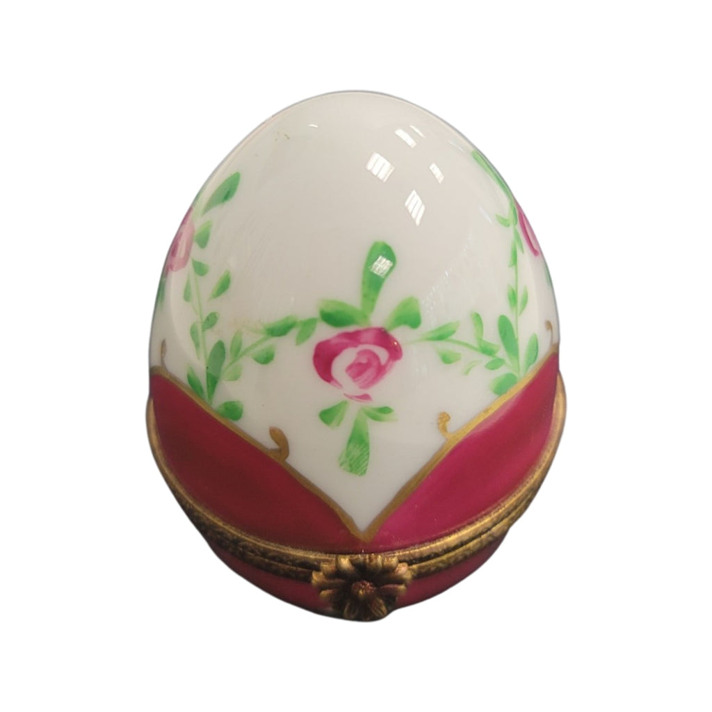 Hot Pink Egg Limoges Porcelain, view 4