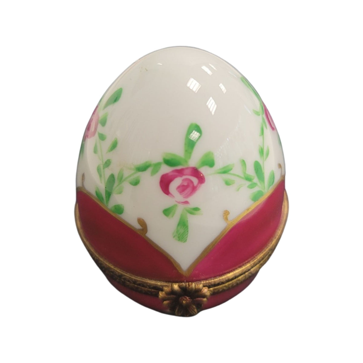 Hot Pink Egg Limoges Porcelain, view 4