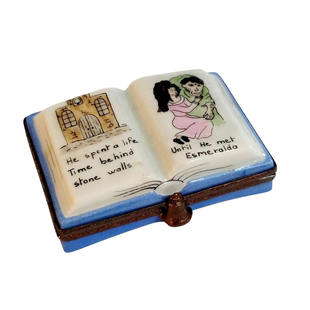 Fine art lovers will admire this Hunchback Notre Dame Book Limoges box