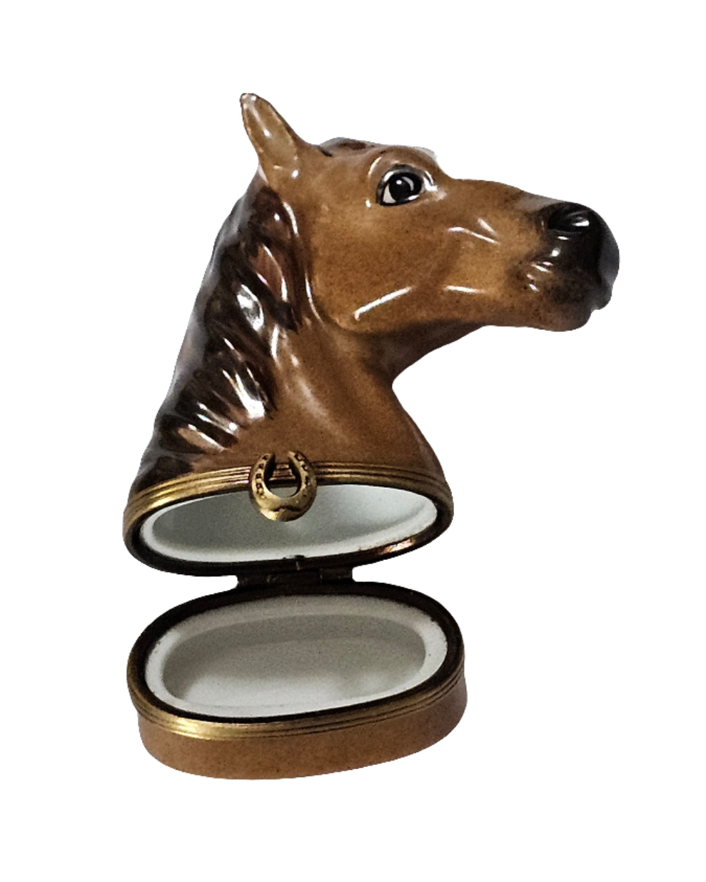 Exquisite Horse Head Limoges Box for Equestrian Enthusiasts, view 2