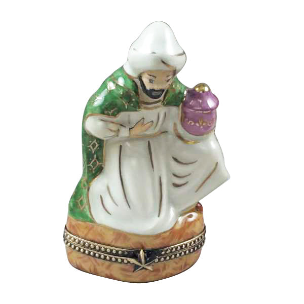Satin Nativity Set, 12 Pieces Limoges Box, view 10