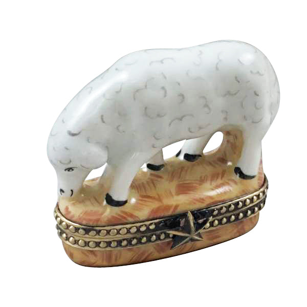 Satin Nativity Set, 12 Pieces Limoges Box, view 11