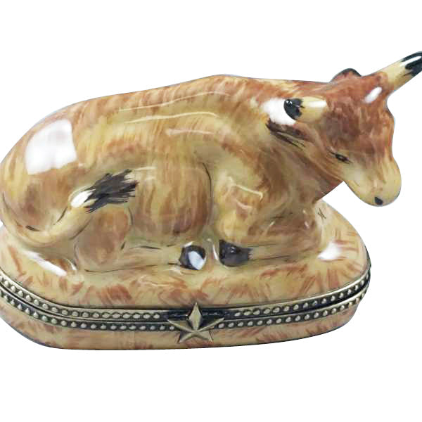Satin Nativity Set, 12 Pieces Limoges Box, view 13