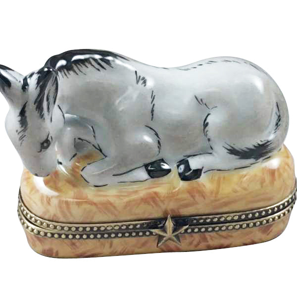 Satin Nativity Set, 12 Pieces Limoges Box, view 6