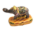 Imperial Elephant Limoges Box for Collectors, a hand-painted Limoges porcelain gift