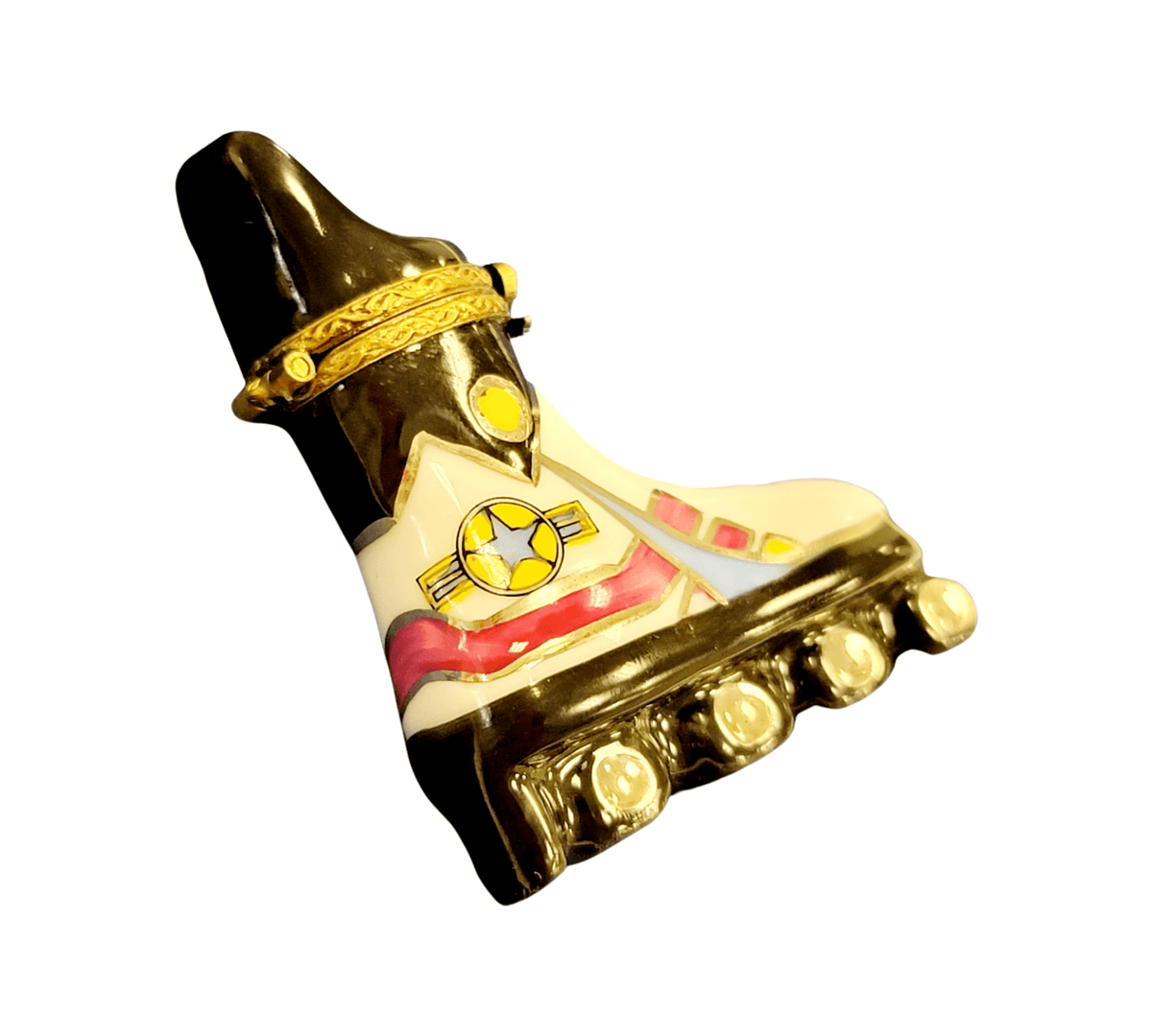 Inline Skates Limoges box, an heirloom-quality piece for collectors