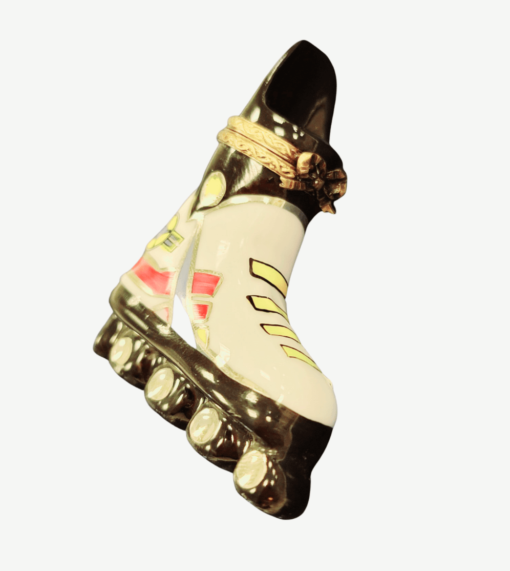 Authentic Inline Skates Limoges box, hand-painted in France, from Limoges Boutique