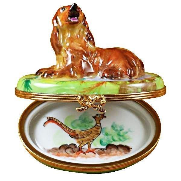 A thoughtful gift for Francophiles: the Irish Setter Limoges box