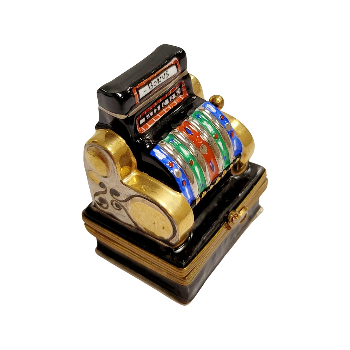 Jackpot Slot Machine Limoges Porcelain Box, view 3