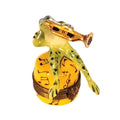 Authentic Jazz Frog Trumpet Limoges box, hand-painted in France, from Limoges Boutique