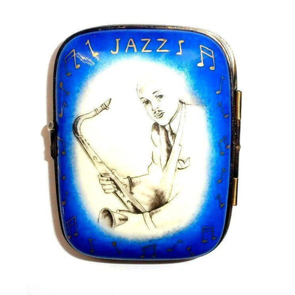 Jazz Saxophone Music Large 4 Limoges Box, view 11