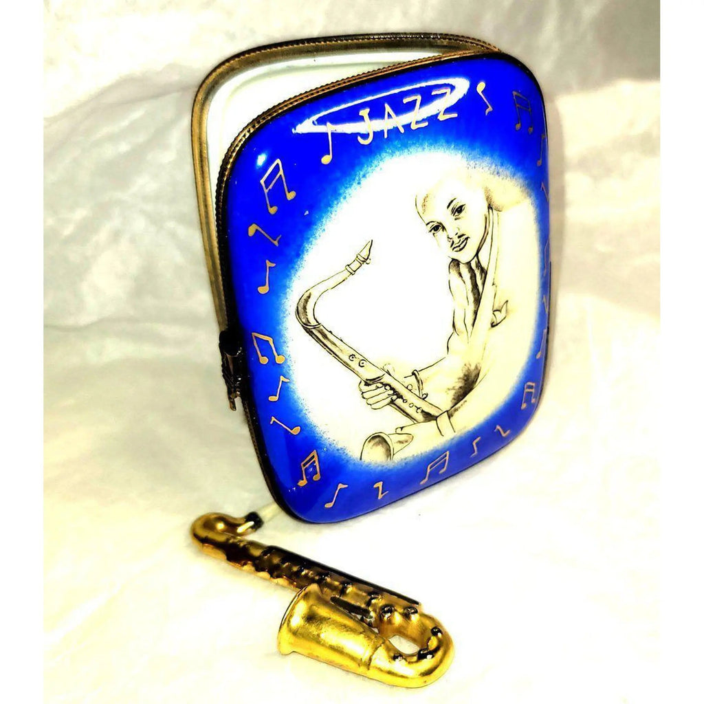 Jazz Saxophone Music Large 4 Limoges Box, view 2