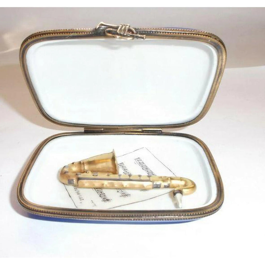 Jazz Saxophone Music Large 4 Limoges Box, view 5