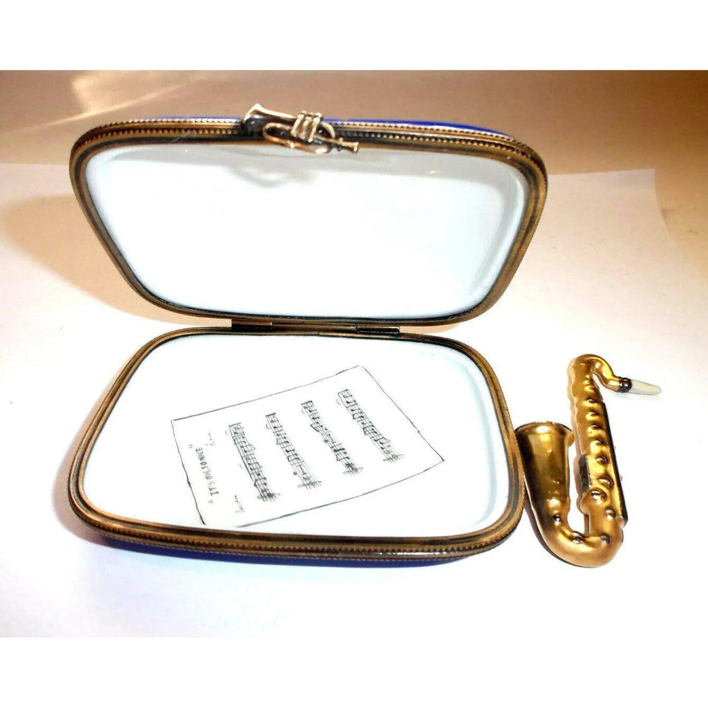 Jazz Saxophone Music Large 4 Limoges Box, view 7