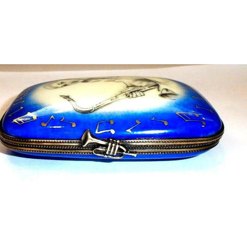 Jazz Saxophone Music Large 4 Limoges Box, view 8