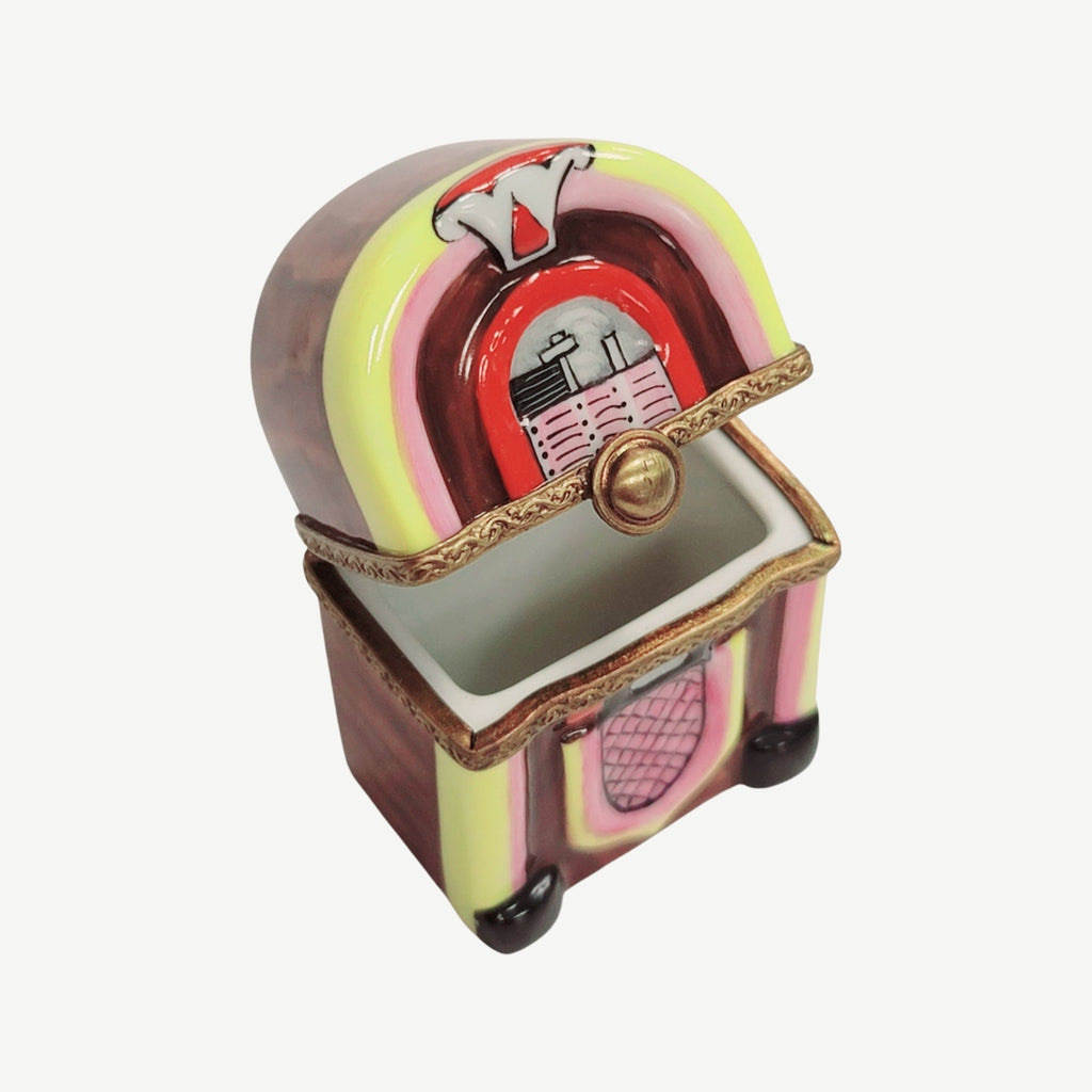 Jukebox Limoges Box Figurine for Music Lovers Gift, view 2