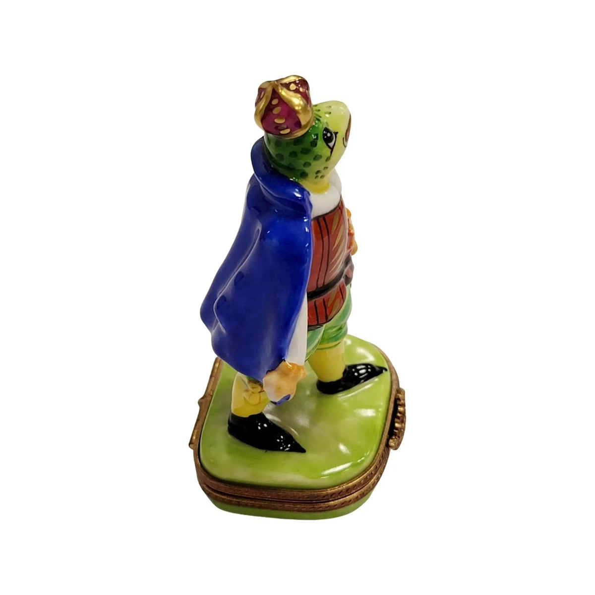 King Frog Porcelain Limoges Porcelain Art Object, view 2