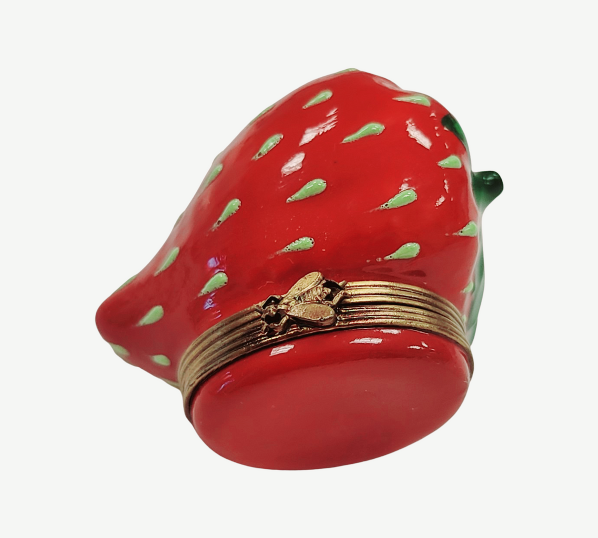 Large Strawberry Porcelain Limoges Box, view 12