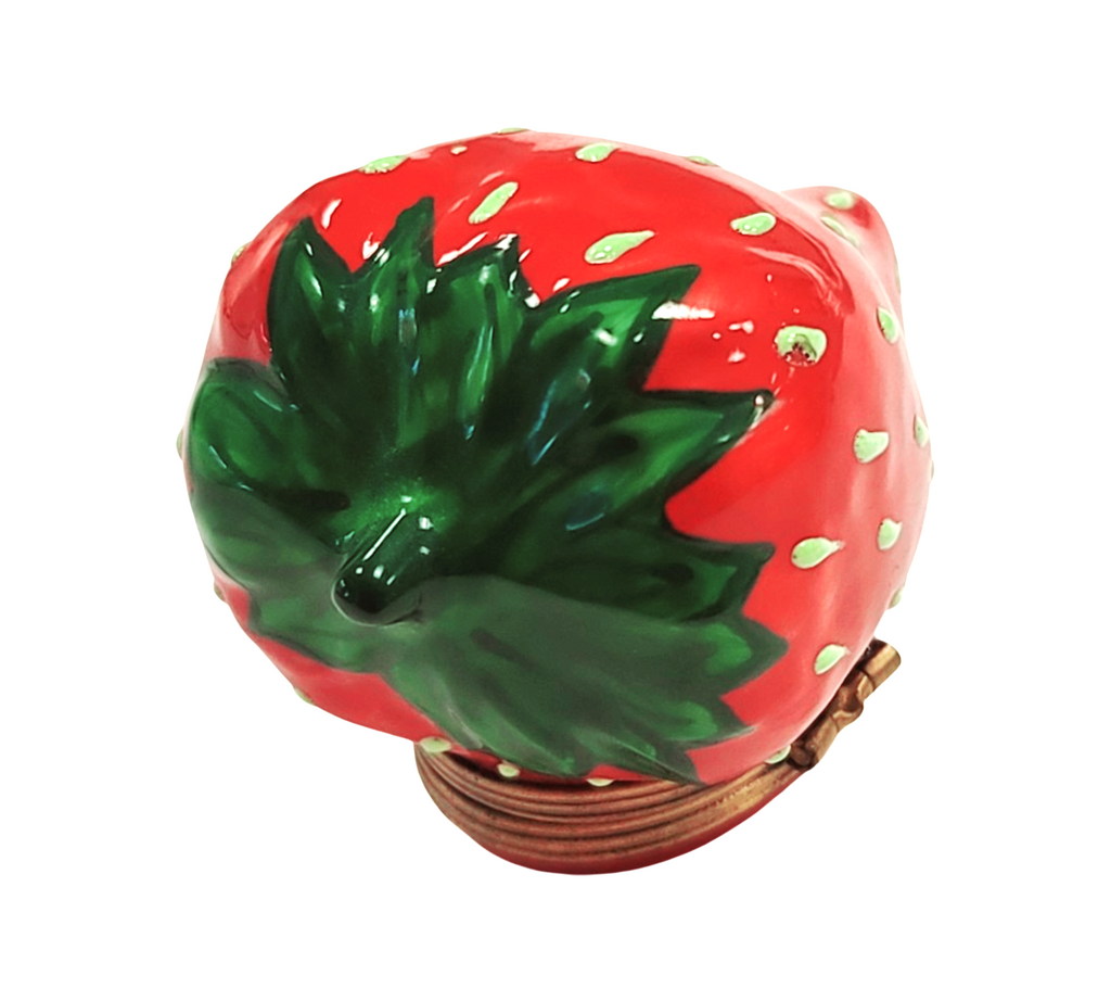 Large Strawberry Porcelain Limoges Box, view 4