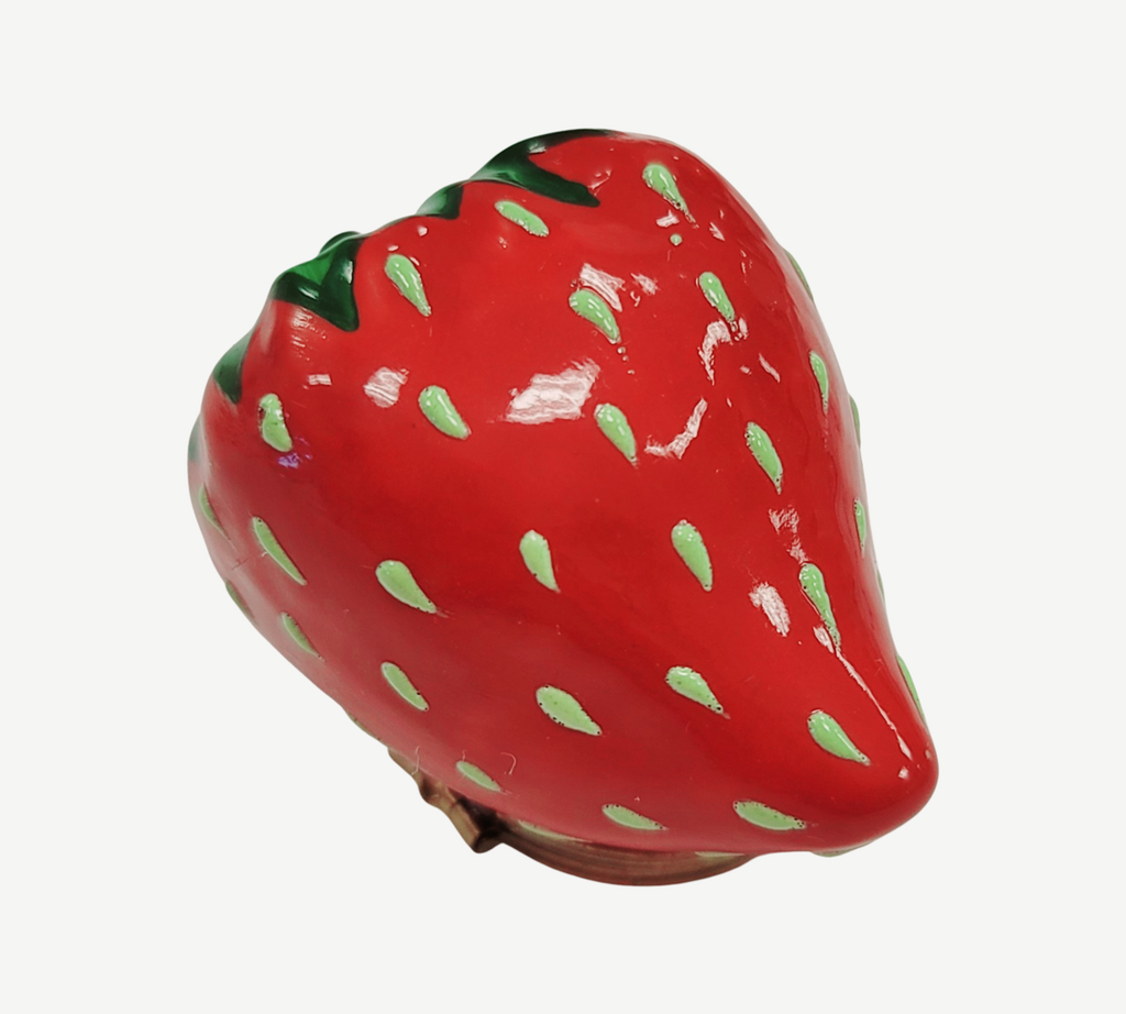 Large Strawberry Porcelain Limoges Box, view 5