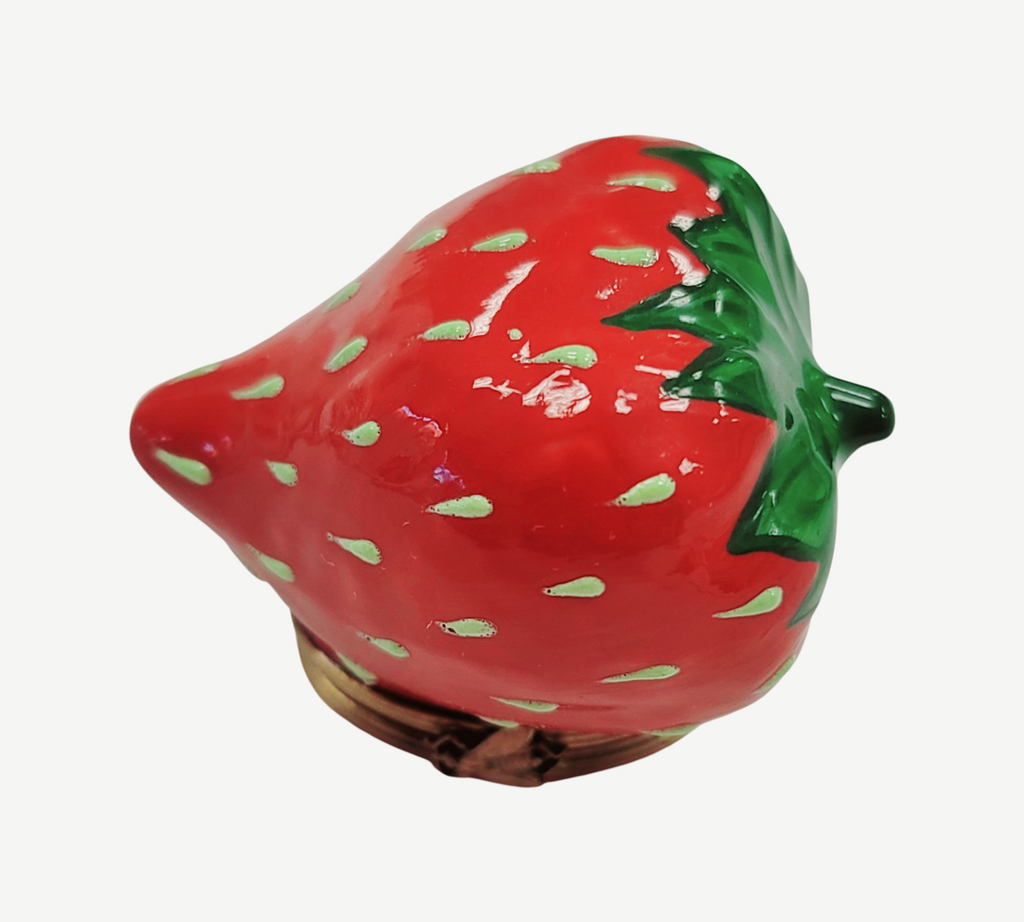 Large Strawberry Porcelain Limoges Box, view 6