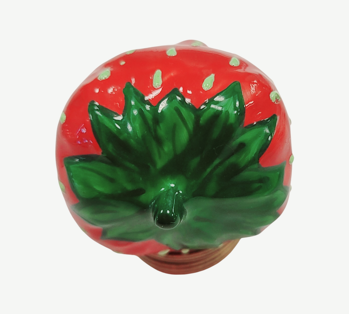 Large Strawberry Porcelain Limoges Box, view 7
