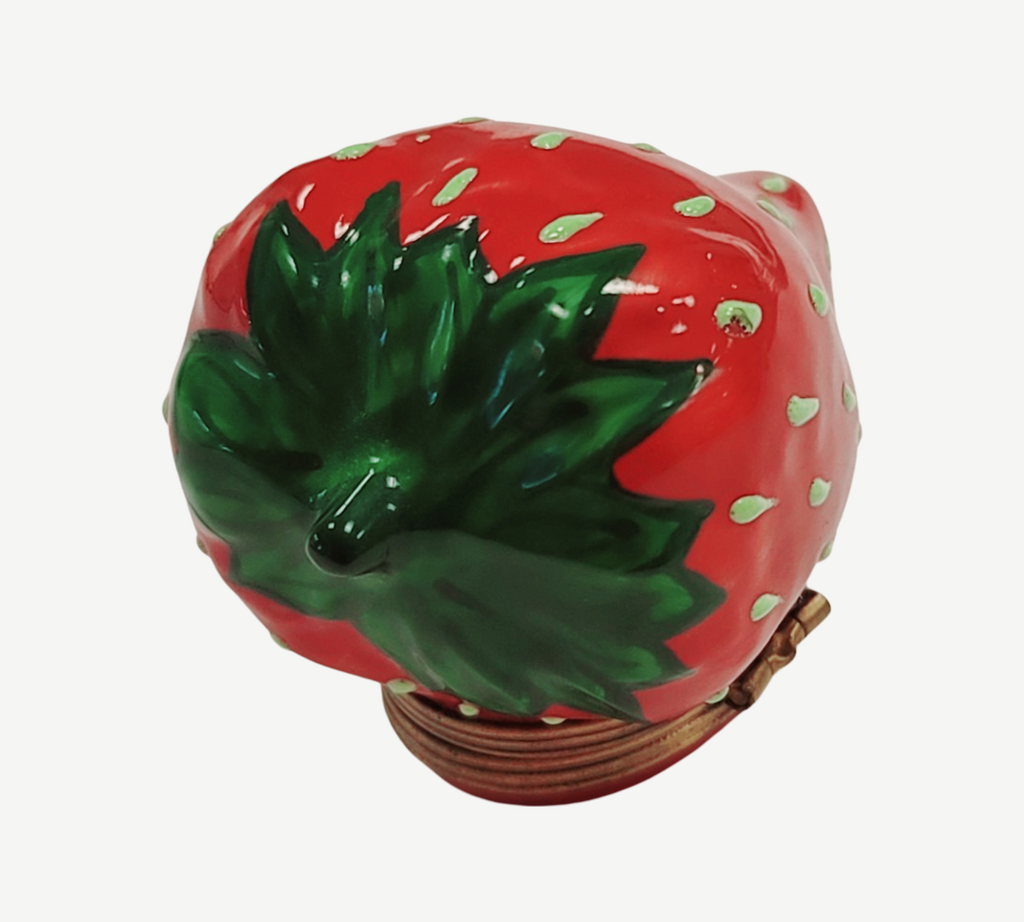 Large Strawberry Porcelain Limoges Box, view 9