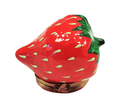 Large Strawberry Porcelain Limoges Box, a hand-painted Limoges porcelain gift