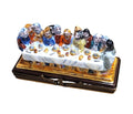 Last Supper Christian Jesus 1 Limoges Box for Collectors, a hand-painted Limoges porcelain gift