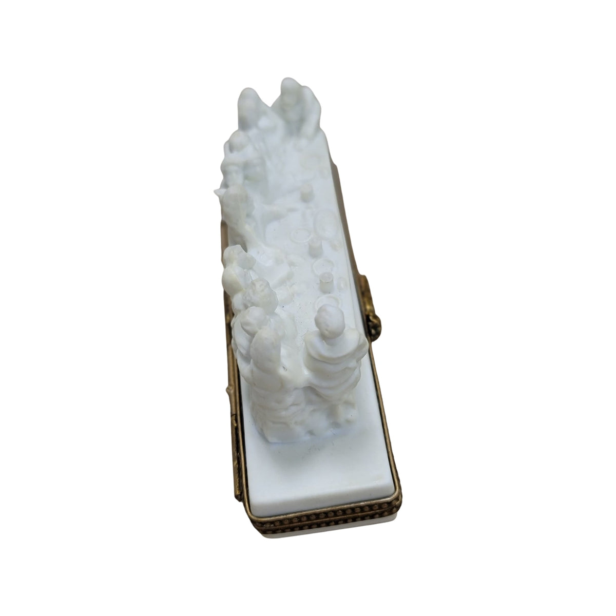 White Last Supper Christian Jesus Limoges Box Gift, view 3